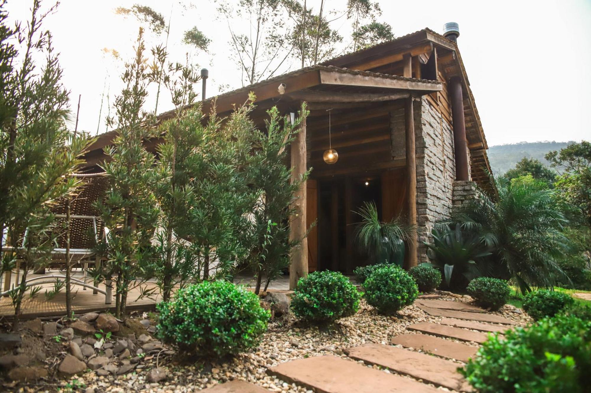 Chale Casa De Pedra, Vivenda Serra Velha, Chales De Montanha Timbe do Sul Exteriér fotografie