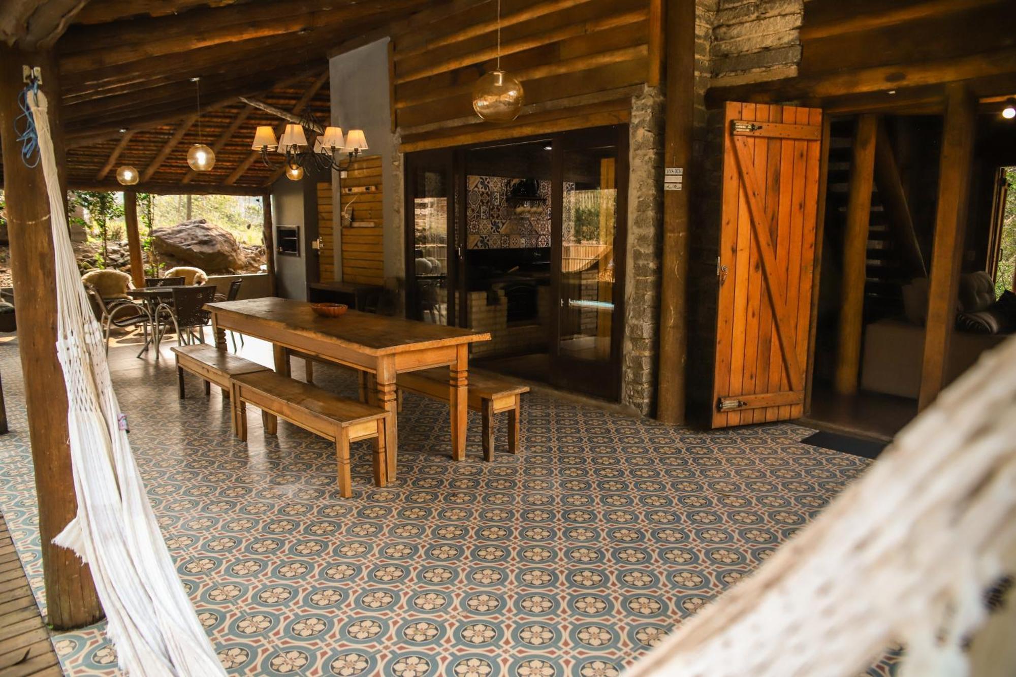 Chale Casa De Pedra, Vivenda Serra Velha, Chales De Montanha Timbe do Sul Exteriér fotografie