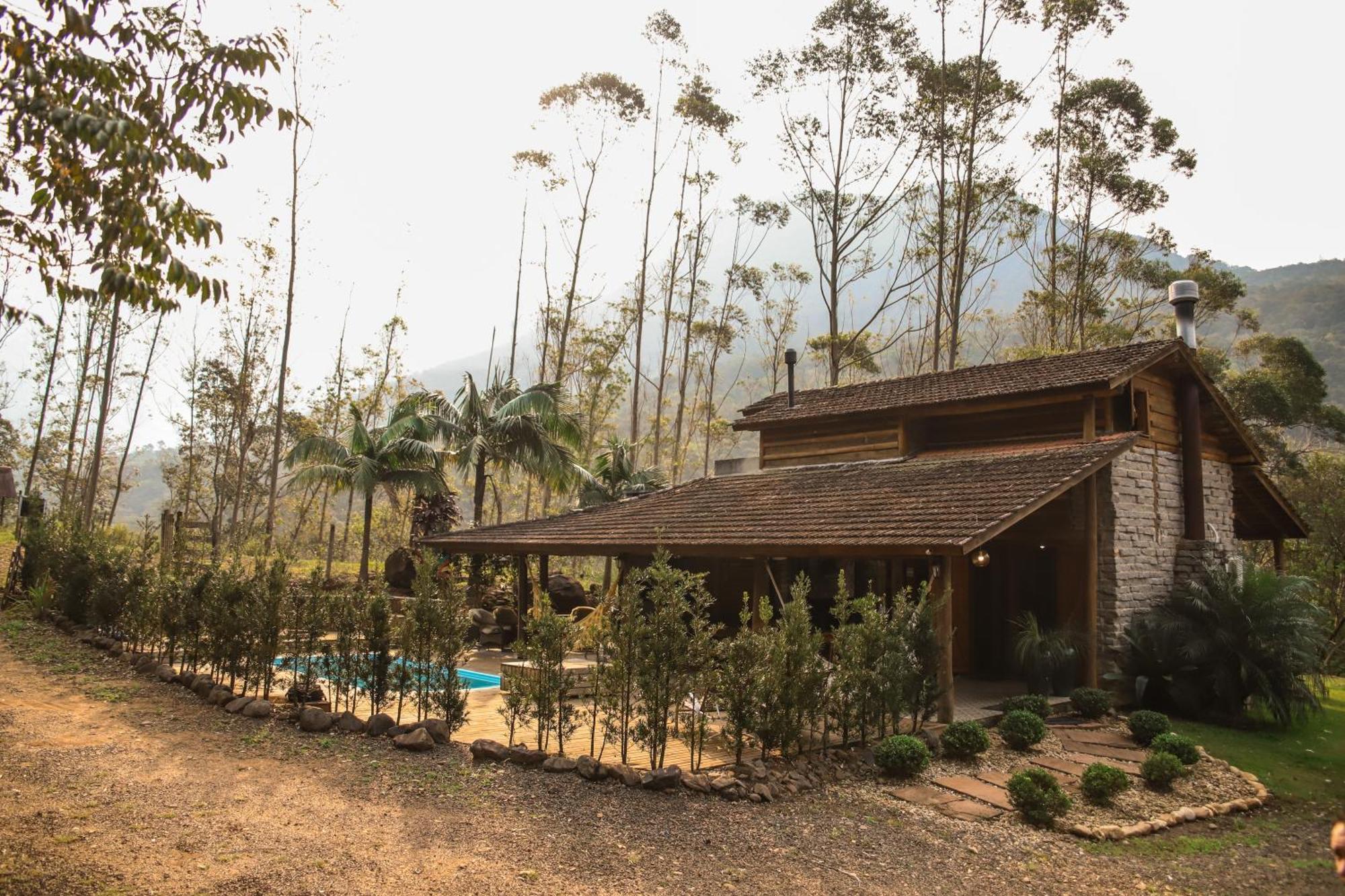 Chale Casa De Pedra, Vivenda Serra Velha, Chales De Montanha Timbe do Sul Exteriér fotografie
